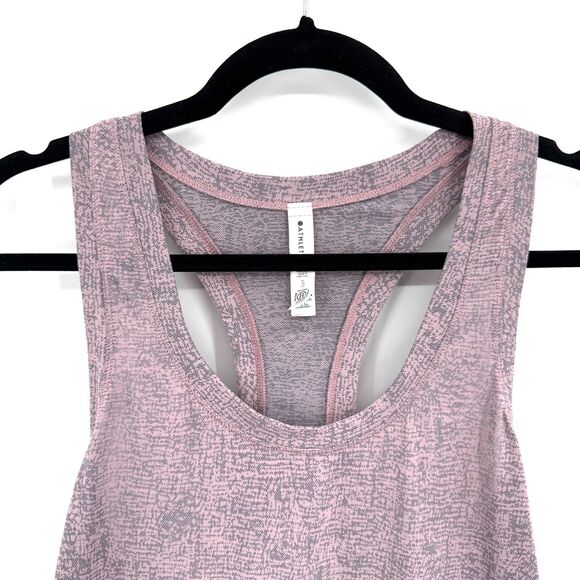 ATHLETA Purple Gray Momentum Seamless Racerback Workout Tank Top Size XL - Picture 3 of 6